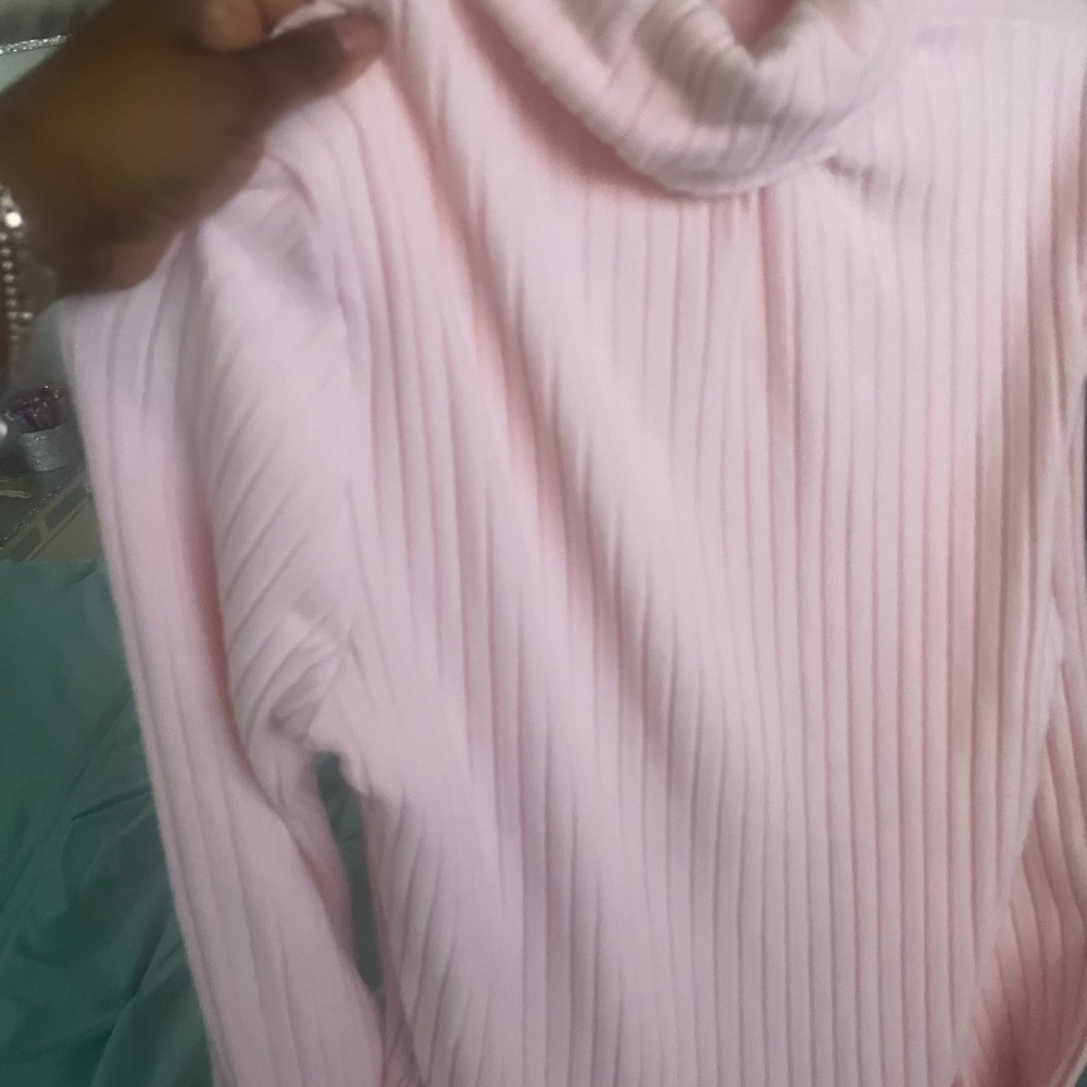 Pink Ribbed Women's Sweater// sz xxl runs small , never worn bought off SHEIN